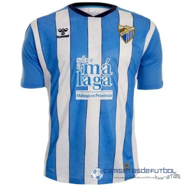 Casa Camiseta Málaga CF Equipación 2022 2023 Azul Blanco