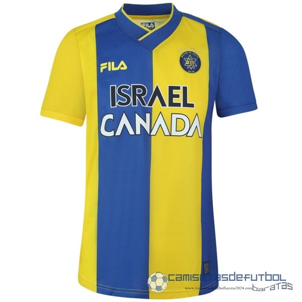 Casa Camiseta Maccabi Tel Aviv Equipación 2022 2023 Amarillo