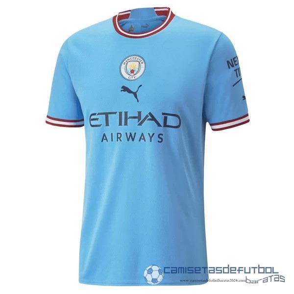 Casa Camiseta Manchester City Equipación 2022 2023 Azul