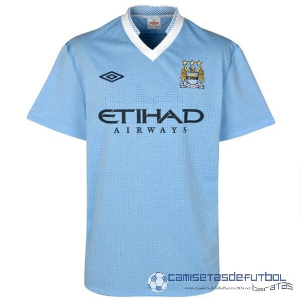 Casa Camiseta Manchester City Retro Equipación 2011 2012 Azul