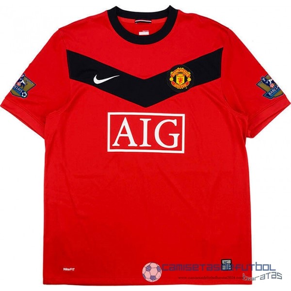 Casa Camiseta Manchester United Retro Equipación 2009 2010 Rojo