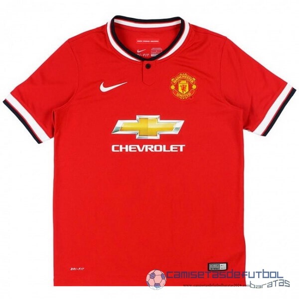 Casa Camiseta Manchester United Retro Equipación 2014 2015 Rojo