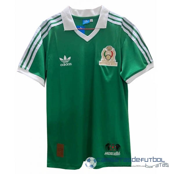 Casa Camiseta Mexico Retro Equipación 1986 Verde