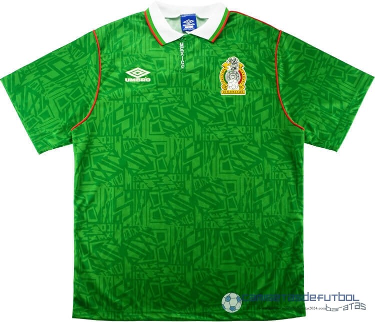 Casa Camiseta Mexico Retro Equipación 1994 Verde