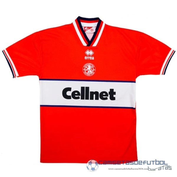 Casa Camiseta Middlesbrough Retro Equipación 1998 Rojo