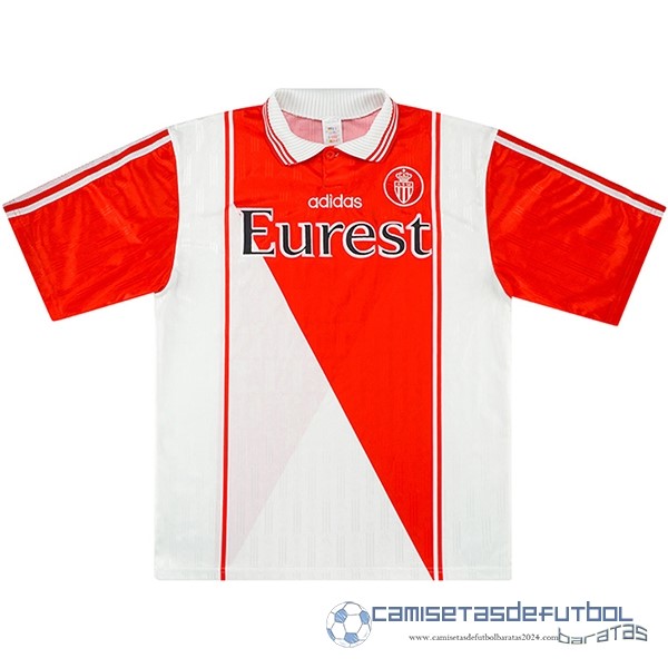 Casa Camiseta Monaco Retro Equipación 1996 1998 Rojo