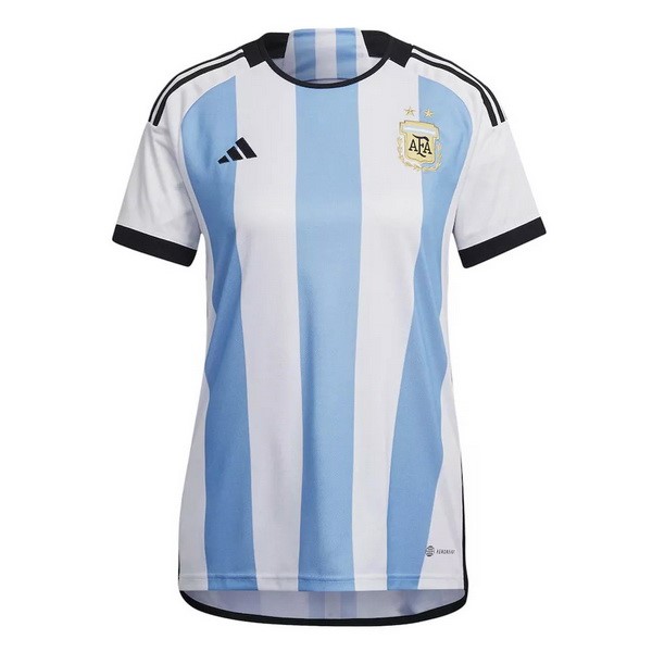 Casa Camiseta Mujer Argentina 2022 Azul Blanco