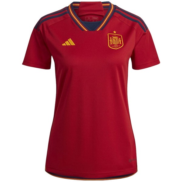 Casa Camiseta Mujer España 2022 Rojo