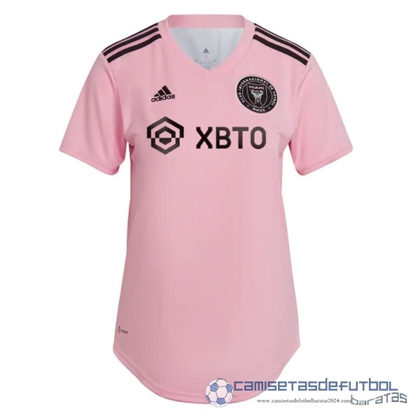 Casa Camiseta Mujer Inter Miami Equipación 2022 2023 Rosa