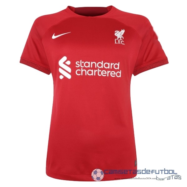 Casa Camiseta Mujer Liverpool Equipación 2022 2023 Rojo
