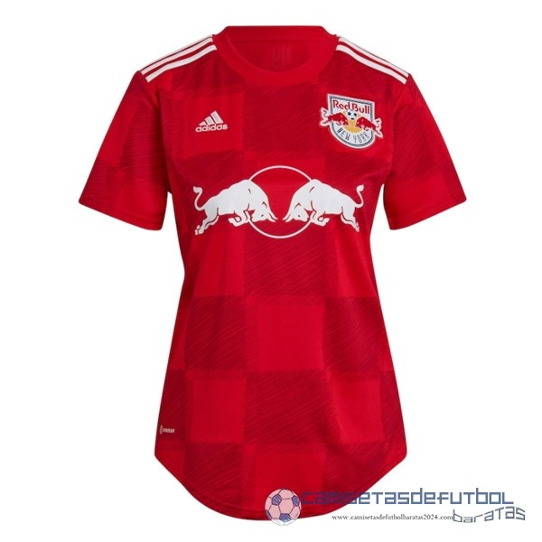 Casa Camiseta Mujer New York Red Bulls Equipación 2022 2023 Rosa