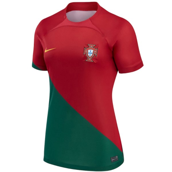 Casa Camiseta Mujer Portugal 2022 Rojo