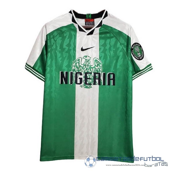 Casa Camiseta Nigeria Retro Equipación 1996 Verde