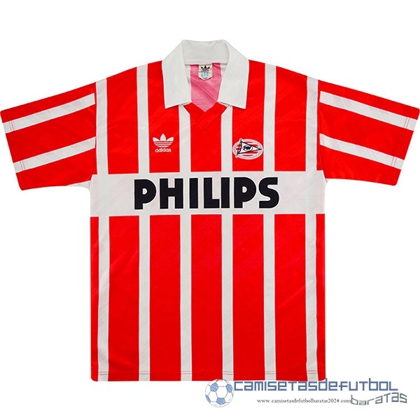 Casa Camiseta PSV Retro Equipación 1990 1992 Rojo Blanco