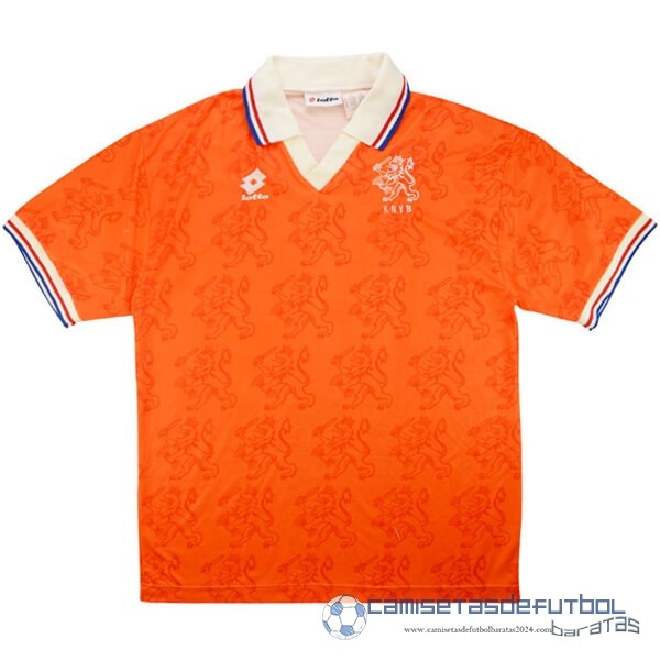 Casa Camiseta Países Bajos Retro Equipación 1995 Naranja
