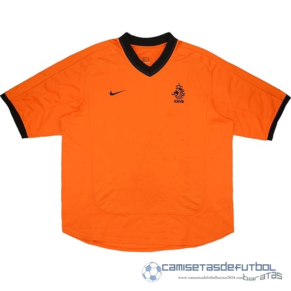 Casa Camiseta Países Bajos Retro Equipación 2000 Naranja