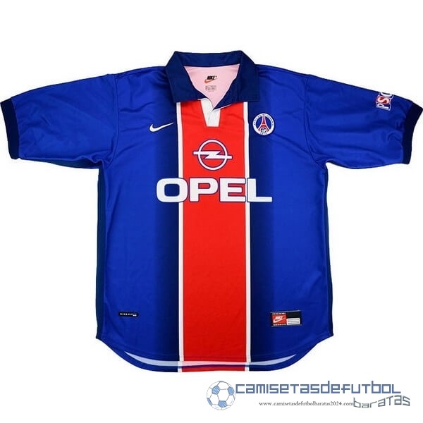 Casa Camiseta Paris Saint Germain Retro Equipación 1998 1999 Azul