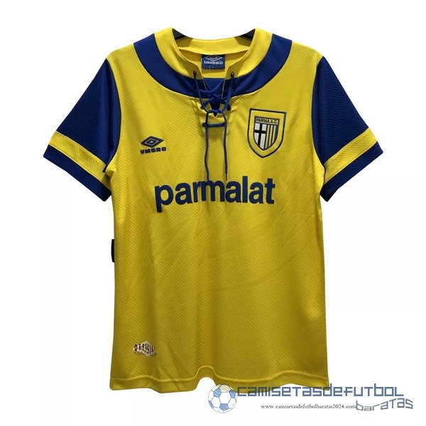 Casa Camiseta Parma Retro Equipación 1993 1995 Amarillo