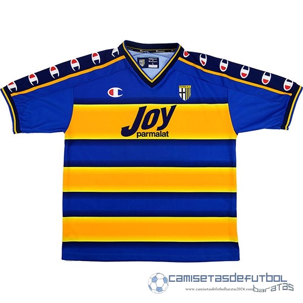 Casa Camiseta Parma Retro Equipación 2001 2002 Amarillo