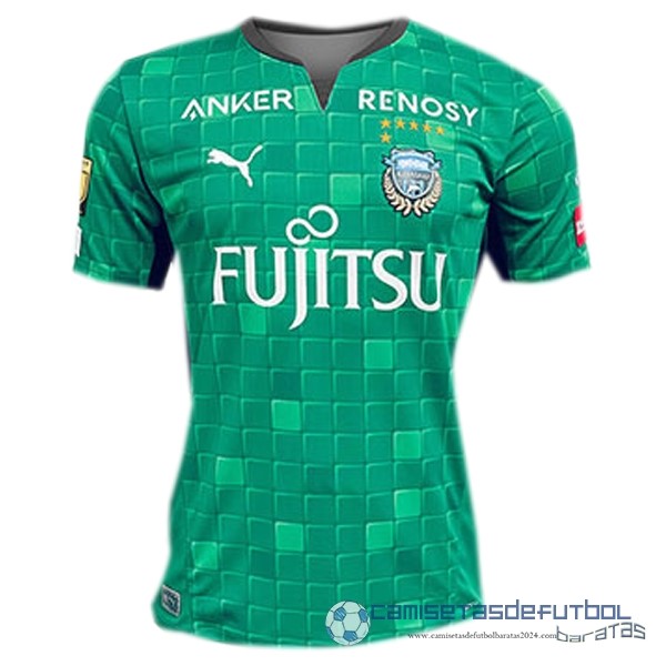 Casa Camiseta Portero Kawasaki Frontale Equipación 2022 2023 Verde