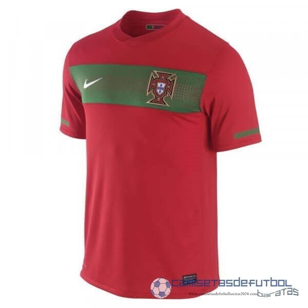 Casa Camiseta Portugal Retro Equipación 1990 Rojo