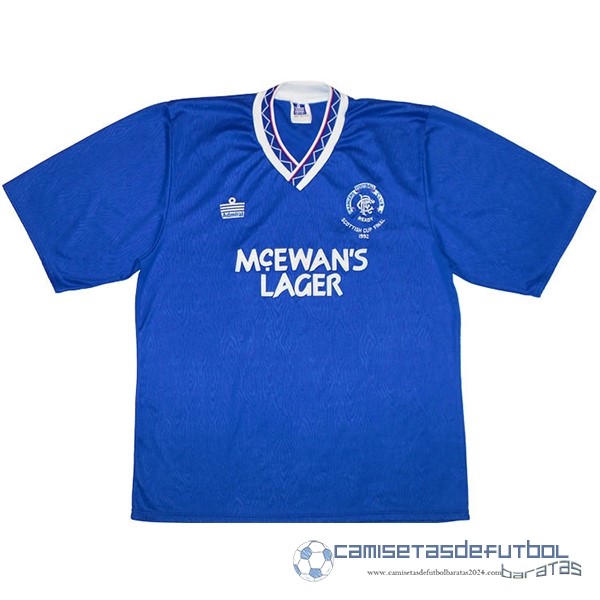 Casa Camiseta Rangers Retro Equipación 1992 Azul