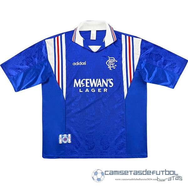 Casa Camiseta Rangers Retro Equipación 1996 1997 Azul