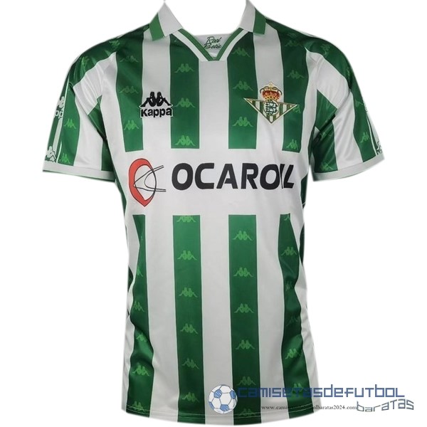 Casa Camiseta Real Betis Retro Equipación 1995 1996 Verde
