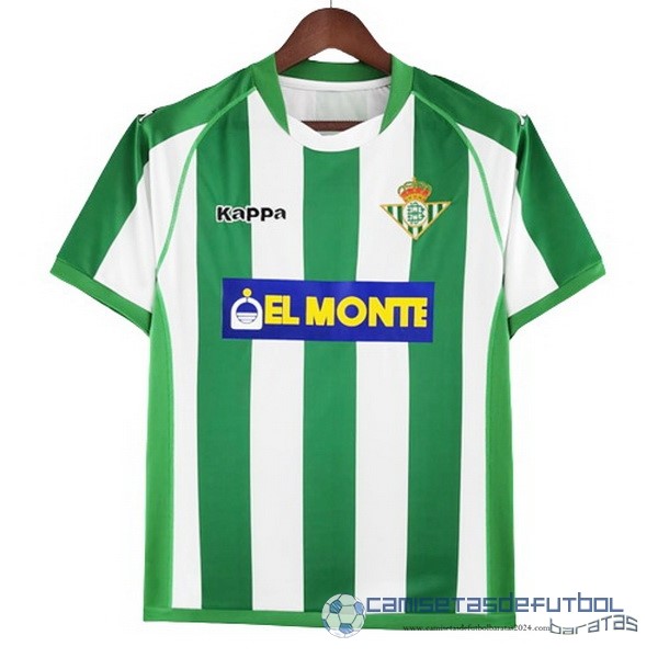Casa Camiseta Real Betis Retro Equipación 2001 2002 Verde