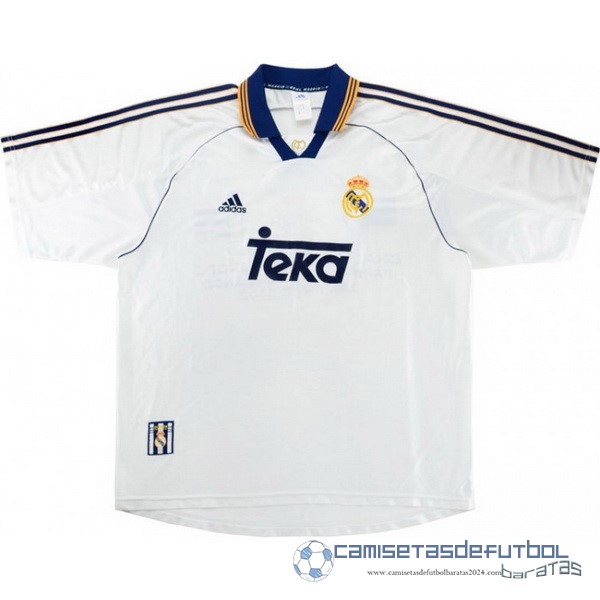 Casa Camiseta Real Madrid Retro Equipación 1999 2000 Blanco