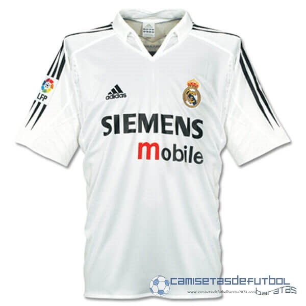 Casa Camiseta Real Madrid Retro Equipación 2004 2005 Blanco