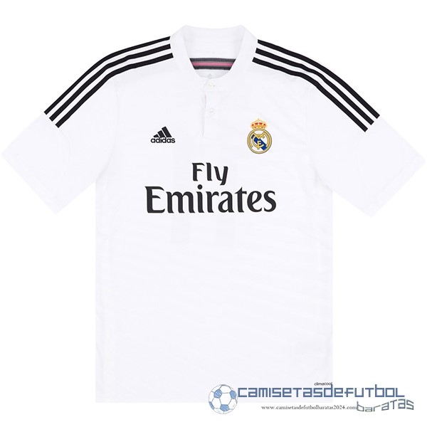 Casa Camiseta Real Madrid Retro Equipación 2014 2015 Blanco