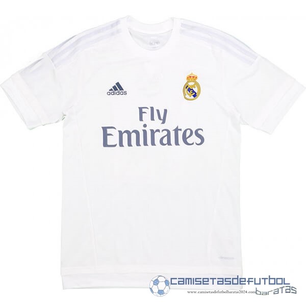 Casa Camiseta Real Madrid Retro Equipación 2015 2016 Blanco