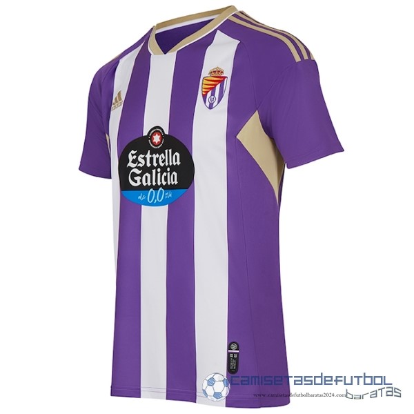 Casa Camiseta Real Valladolid Equipación 2022 2023 Blanco Purpura