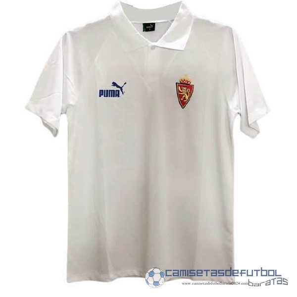 Casa Camiseta Real Zaragoza Retro Equipación 1994 1995 Blanco