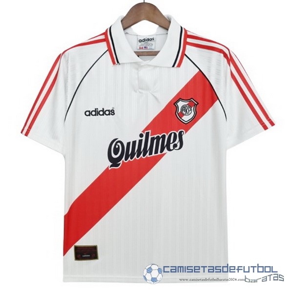 Casa Camiseta River Plate Retro Equipación 1995 1996 Blanco