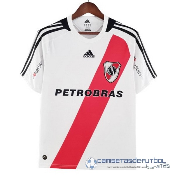 Casa Camiseta River Plate Retro Equipación 2009 2010 Blanco