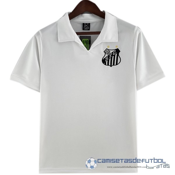 Casa Camiseta Santos Retro Equipación 1970 Blanco