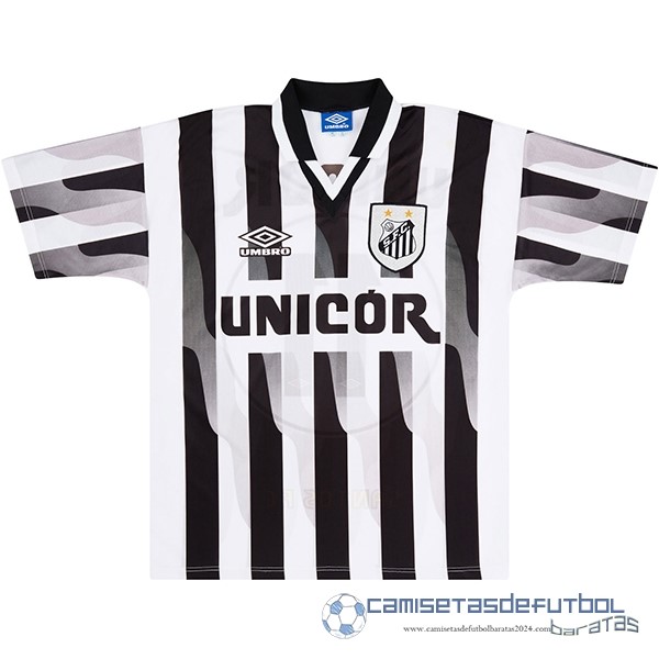 Casa Camiseta Santos Retro Equipación 1998 Blanco