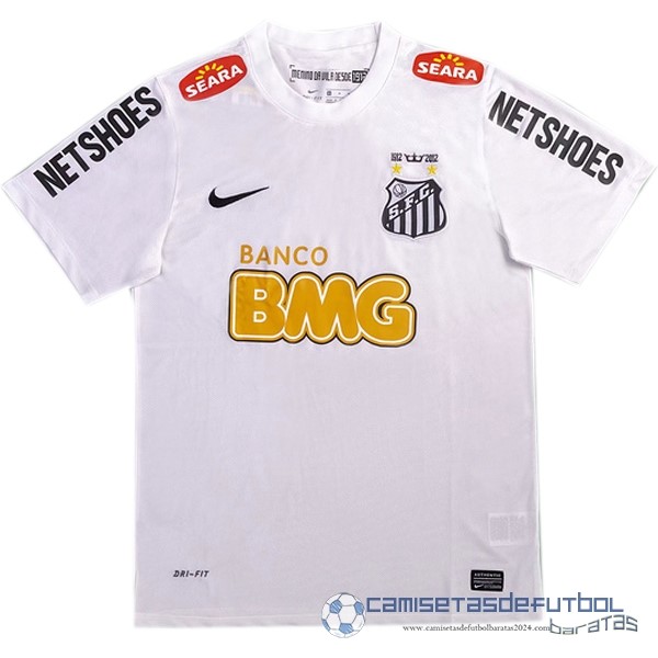 Casa Camiseta Santos Retro Equipación 2011 2012 Blanco