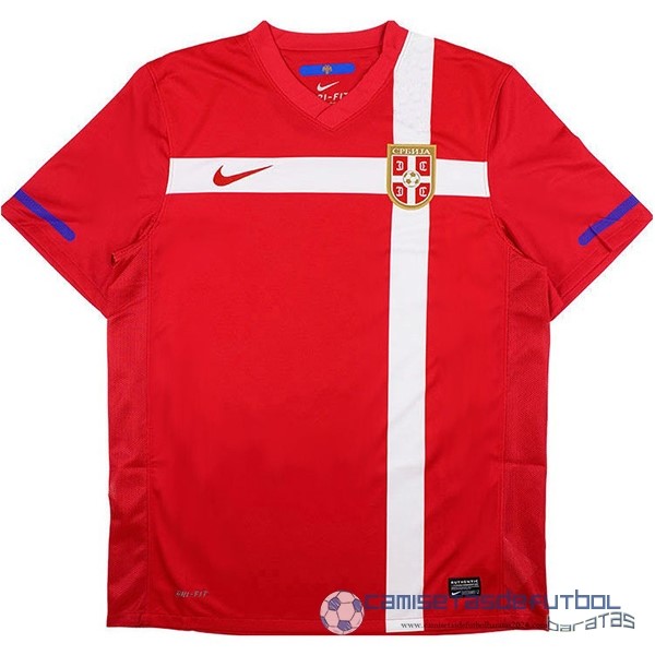 Casa Camiseta Serbia Retro Equipación 2010 Rojo