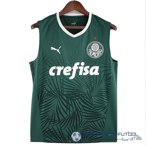 Casa Camiseta Sin Mangas Palmeiras Equipación 2022 2023 Verde