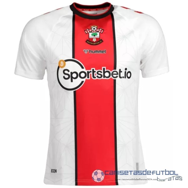 Casa Camiseta Southampton Equipación 2022 2023 Blanco Rojo