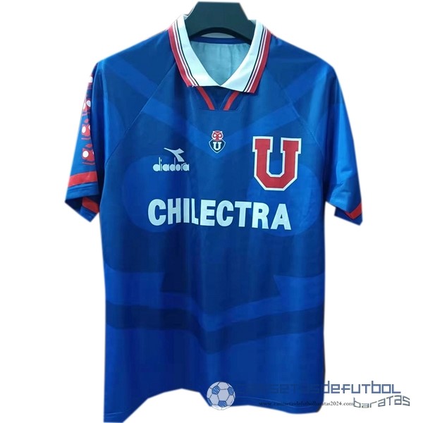 Casa Camiseta Universidad De Chile Retro Equipación 1996 Azul