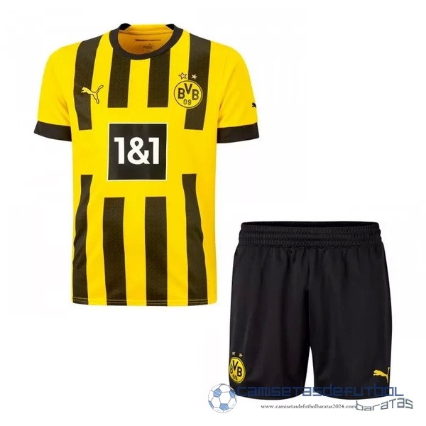Casa Conjunto De Niños Borussia Dortmund Equipación 2022 2023 Amarillo