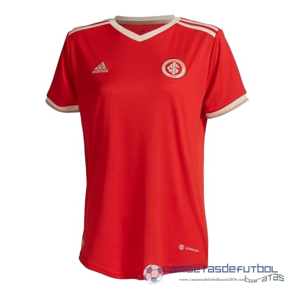 Casa Mujer Camiseta Internacional Equipación 2022 2023 Rojo