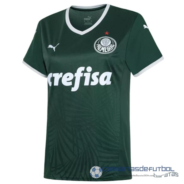 Casa Mujer Camiseta Palmeiras Equipación 2022 2023 Verde