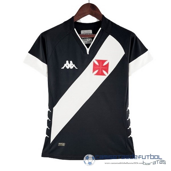 Casa Mujer Camiseta Vasco da Gama Equipación 2022 2023 Negro