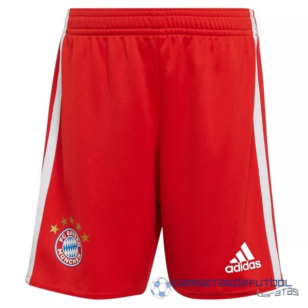 Casa Pantalones Bayern Múnich Equipación 2022 2023 Rojo