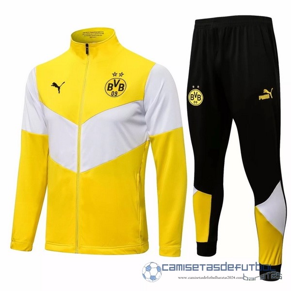 Chandal Borussia Dortmund Equipación 2021 2022 Amarillo Blanco Negro